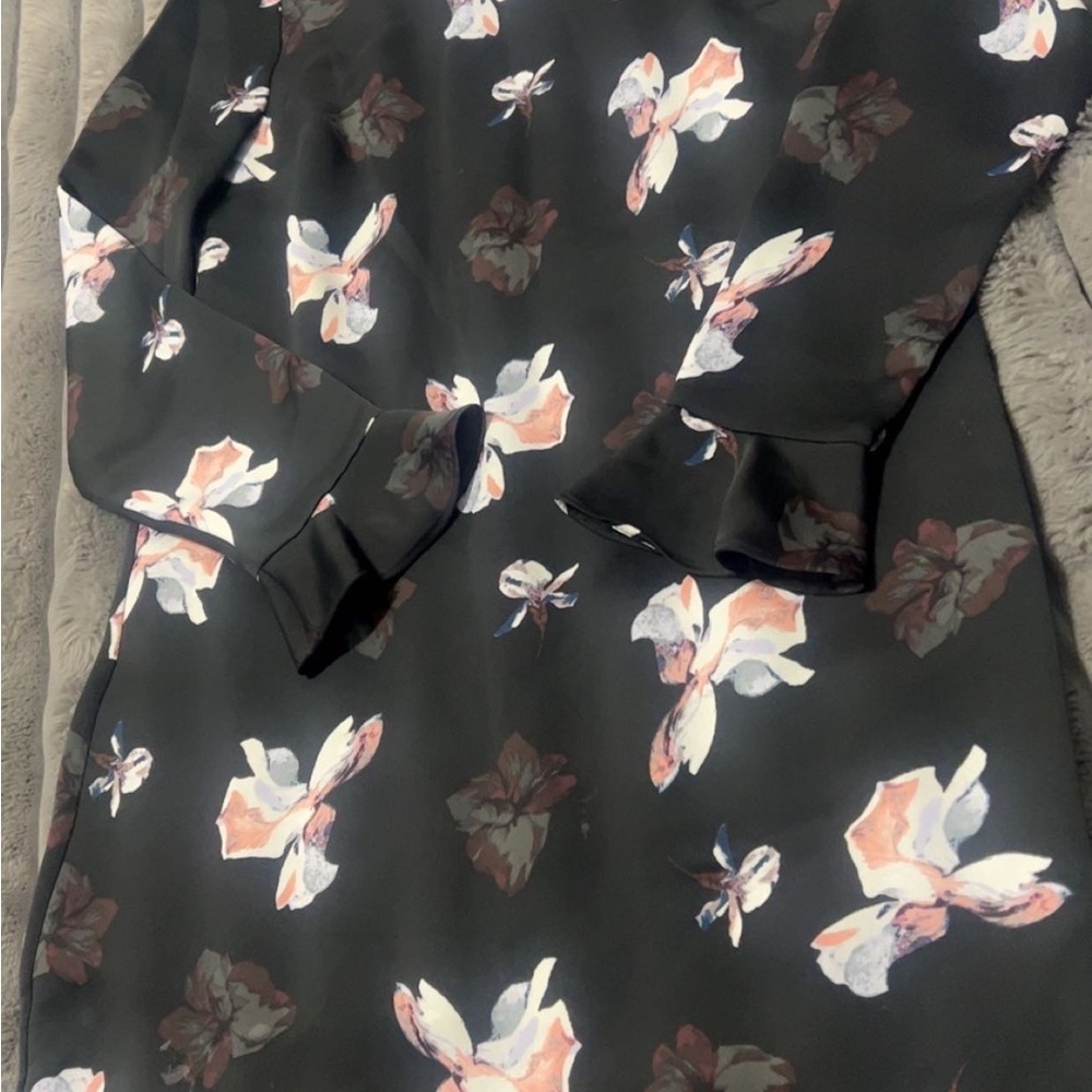 Floral Black Women's Jacket